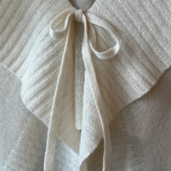 Banana Republic Tie Front Waterfall Cardigan Sweater Size Small - Picture 3 of 10